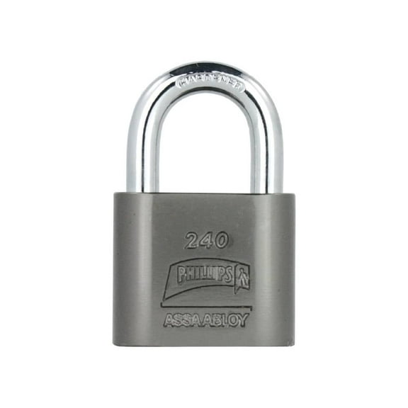 Candado Assa Abloy Phillips Titanium 240 Gancho Corto