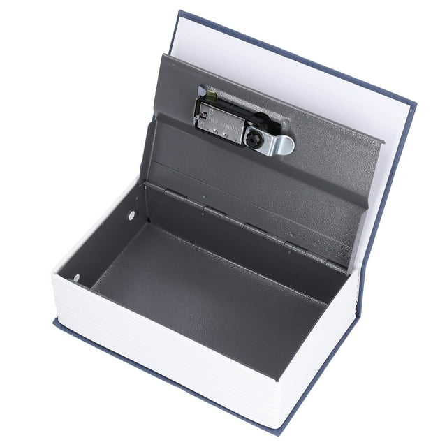 Cajas de almacenamiento decorativas, caja fuerte de acero con forma de libro, caja fuerte con forma de libro, rendimiento inigualable
