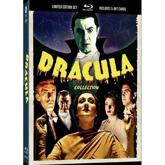 Dracula Film Collection (1931-1945) (Limited Edition with Lenticular Hardcase and Art Cards) (Blu-ray), Via Vision, Horror