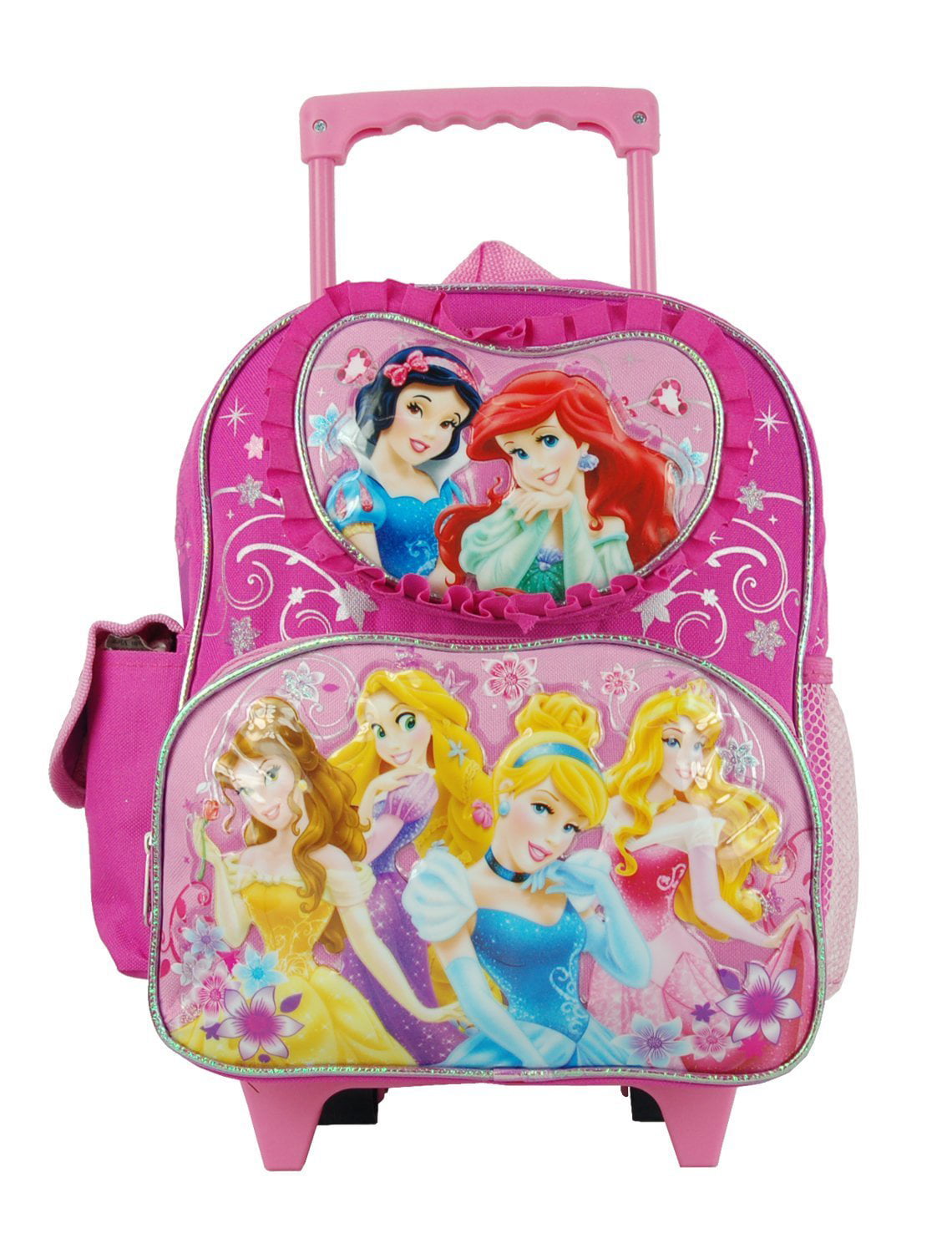 Disney Small Rolling Backpack Disney Princess Pink