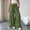 Army Green, variant on Usloyux Women's Wide Leg Drawstring Flowy Palazzo Pants with Pockets Elastic Trousers Casual Boho Beach Vacation Bottoms, Khaki XL