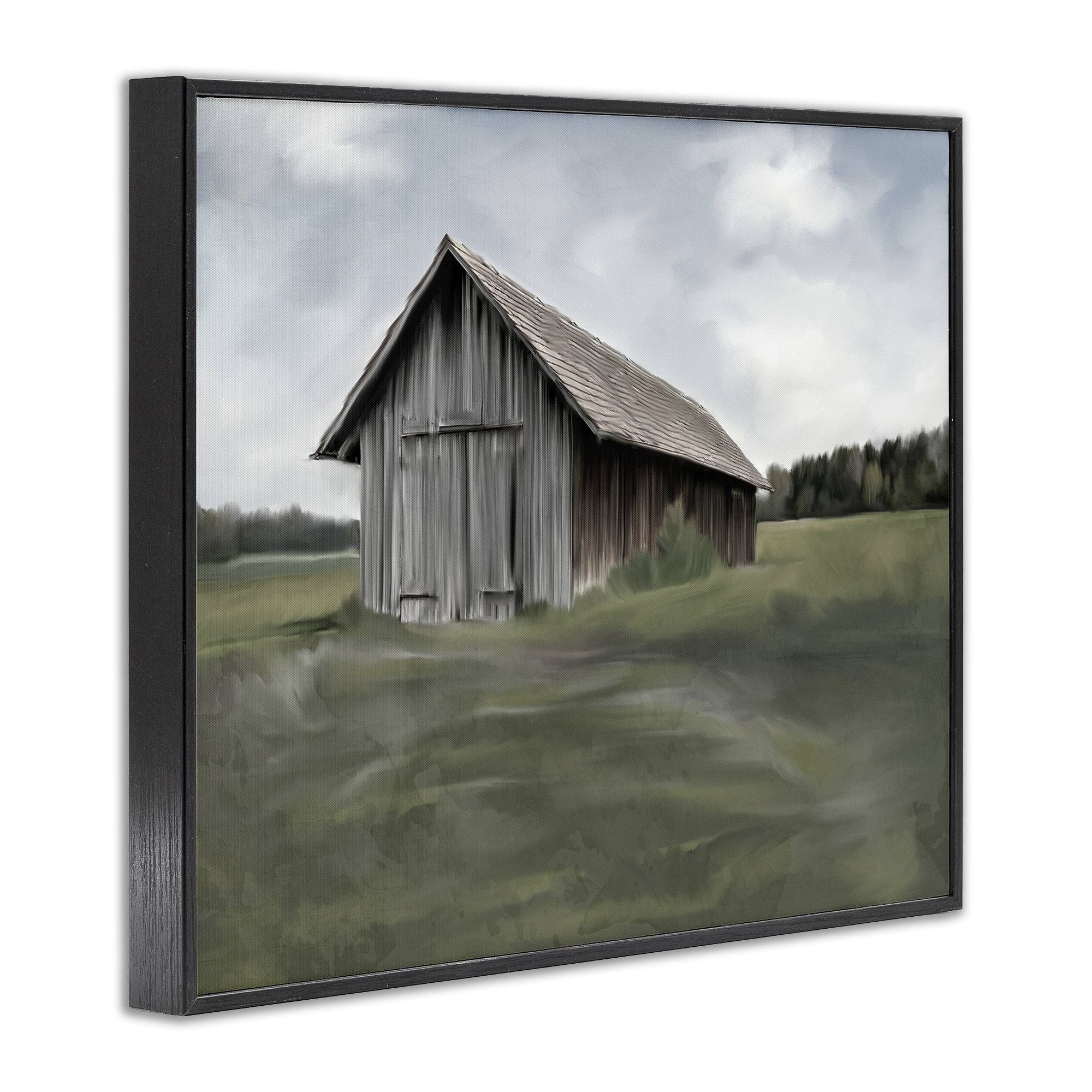 Stupell Industries Farm's Back Pasture Black Framed Giclee Art, design by Kim Allen