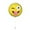 Tongue and Winkling Eye, variant on PMU Emoji Balloons 9 inch Pre-Inflated with Stick (Heart Shaped Eyes) (1/pkg) Pkg/1