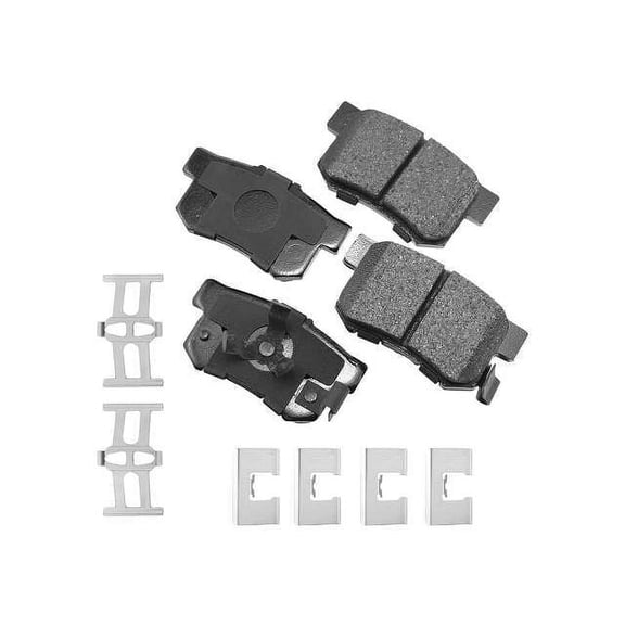 Rear Brake Pad Set - Compatible with 2005 - 2016 Honda CR-V 2006 2007 2008 2009 2010 2011 2012 2013 2014 2015