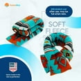 thumbnail image 2 of Microwavable Neck Heating Wrap Filled with Wheat, Canyon Turquoise, 2 of 9