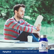 Methylcobalamin B-12 1000 mcg | 120 Fast Dissolve Tablets for Men and Women | by Piping Rock
