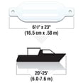 thumbnail image 2 of Seachoice Twin Eye Ribbed Fender, 2 of 5