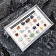 thumbnail image 3 of 15Pcs Rocks Gemstones Collection Box Quartz Crystasl Mineral Natural S0O4, 3 of 9