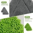 thumbnail image 7 of Wall Cleaner Triangle Mop with 82'' Long Handle - Wall Scrubber, Cleaning Washer Tool with 4 Microfiber Chenille Duster Pads for Clean Walls, Ceiling, Windows, Baseboards, Floors (Orange), 7 of 7