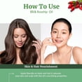 thumbnail image 5 of SVA Rosehip Seed Oil - 16 Fl Oz – 100% Natural & Cold Pressed - for Face, Skin Care, Hair Care, Scalp Massage & Body Massage – Carrier Oil with Dropper, 5 of 7