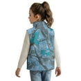 thumbnail image 2 of Garronmavis Blue Camo Hunting Kids Vest 4T Comfortable Boys Sleeveless Vests Lightweight Sleeveless Jackets Outerwear with Pockets Stylish Warm Soft Outerwear Jacket with Pockets, 2 of 7