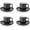 Black, variant on 2.5OZ Mini Espresso Cups Set of 4, Black Ceramic Demitasse Espresso Mugs with Saucers, Small Coffee Cups for Single/Double Espresso Shots