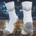 thumbnail image 2 of Xijirk Athletic Crew Socks Cushioned Arch Support Running Sports Socks Size:M, 2 of 5