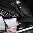 thumbnail image 1 of Pegatina de imitación de fibra de carbono para umbral de coche, pegatina para carrocería de coche, protección contra arañazos en la parte lateral de la puerta, faldón lateral que cambia de color, 1 of 2