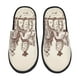 thumbnail image 1 of Fotbe Cowboys Riding Horses Pantuflas Peludas para Mujer con Estampado, Zapatillas de Peluche, Zapatos de Invierno para Casa, Uso Interior y Exterior-Large, 1 of 8