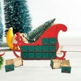 thumbnail image 4 of Calendario de Adviento de con cajones, cuenta de regresiva de 24 días, manualidades navideñas, decoración navideña en apariencia de árbol de rojo Salvador Calendario de adviento, 4 of 9
