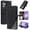 Black, variant on For Samsung Galaxy S26 Ultra 5G Wallet Phone Case With Card Holder Magnetic Closure Folio Splicing PU Leather Flip Case,Blue,For Galaxy S26 Ultra 5G