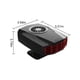 thumbnail image 3 of Calefactor y refrigerador portátil de coche de 150W 12V - Desempañador y desempañador ajustable a 360° para parabrisas, calefacción y refrigeración rápidas con carcasa ABS, 3 of 7