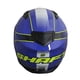 thumbnail image 4 of Casco Moto Integral Azul Amarillo Talla L Certificado, 4 of 6