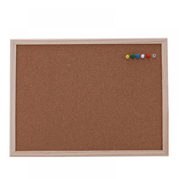 Cork Board Bulletin Board 8x11.8inch with Frame Rectangle Decorative Hanging Pin Board Perfect Decor for Office & Home,Message Board or Vision Board