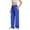 03-Blue, variant on Women Sweatpants Baggy High Waisted Oversized Wide Leg Sweatpants Drawstring Elastic Lightweight Cotton Track Pants 03-Blue L