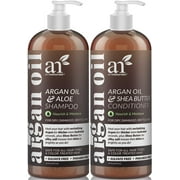 ArtNaturals Moisturizing Repairing Daily Shampoo & Conditioner - 2 Piece, Full Size Set with Argan Oil & Aloe