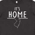 thumbnail image 4 of Inktastic It's Home- State of New Jersey Outline Youth T-Shirt, 4 of 5