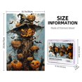 thumbnail image 4 of 1000 PCS 1000 Piece Wooden Puzzles Pumpkin Scarecrow,Brain Challenge,Unique and Beautiful Design,Classic Holiday Gifts,Relax yourself,Puzzles suitable for entertaining with family during holidays, 4 of 6