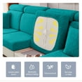thumbnail image 6 of Universal Stretch Sofa Cushion Cover | Water-Repellent & Anti-Slip Slipcover Replacement | Fits W 50-65cm L 50-63cm H 5-20cm | 1 Piece, 6 of 7
