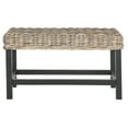 thumbnail image 2 of SAFAVIEH Omari Nautical Rustic Wicker Bench, Natural, 2 of 8