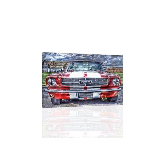 Ford Pony - CANVAS OR FINE PRINT WALL ART