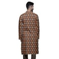 thumbnail image 5 of Atasi Mens Summer Kurta Shirt Printed Long Kurta Cotton Poplin Ethnic Shirt, 5 of 7