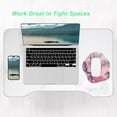 thumbnail image 4 of ERDS-Small Mouse Pad 6.5 x 7 Inch, Takes up Wrist and Mouse Space, Waterproof Compact Mini Mouse Mat for Laptop Computer Wireless Mouse Keyboard Home Office Travel,Pink Gold Marble, 4 of 4