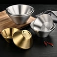 thumbnail image 4 of Cooking Ice Cream Creative Salad V-Shaped Bowl Plate Tableware Dinnerware SILVER 12CM, 4 of 8