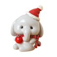 thumbnail image 2 of Christmas Statue Miniature Snowman Santa Claus Resin Craftwork Home Garden Decorations Statue, 2 of 2
