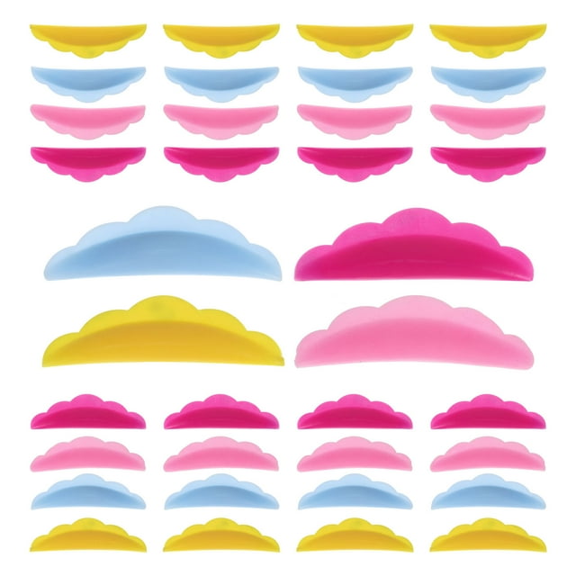 AURARMLET 40Pairs Eyelash Lift Pads for Eyelash Perming in Silicone Material