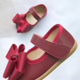 thumbnail image 3 of ZenBath New Fashion Pure color Princess Girls Bow Spring Flat Single Shoes, 3 of 5
