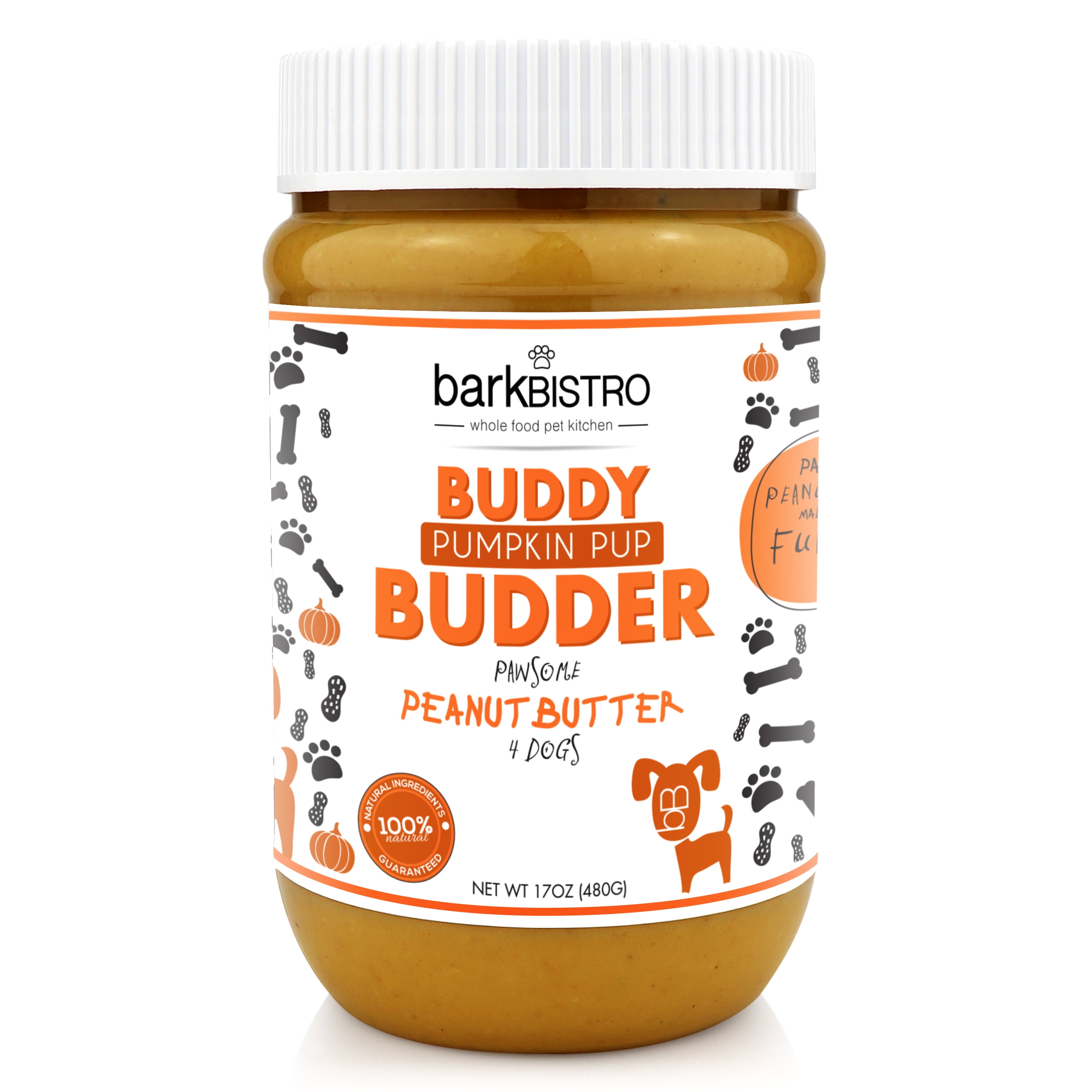 Bark Bistro Company, PUMPKIN PUP BUDDY BUDDER, Dog Peanut Butter