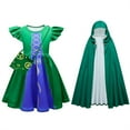 thumbnail image 2 of HAWEE Robe Sanderson Sisters Hocus Pocus pour Filles Halloween Cosplay Sarah Mary Costume de Fête, avec Sac, 2 of 7