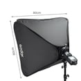 thumbnail image 4 of Light Diffuser,Diffuser * Mount Carry 31inch Softbox Ad200pro/v1 Series/tt350 Softbox Diffuser Series/v860ⅱ Series/ad400pro Carry Speedlite Compatible Diffuser Inner -type Mount * *, 4 of 6