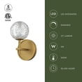 thumbnail image 4 of Alora Lighting Wv321201 Marni 9" Tall Led Bathroom Sconce - Nickel, 4 of 7