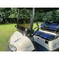 thumbnail image 4 of Foldable Tinted Golf Cart Windshield For EZGO TXT 1994-2013, RXV, TXT 2014-UP, Valor Gas Electric Model, 3/16" Thick & Bottom Gasket Added To Your Cart Body From Scratches, 4 of 7