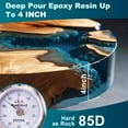 thumbnail image 6 of LET'S RESIN Deep Pour Epoxy - 1.5 Gallon, 2-4 Inch Clear, Bubble Free for River Tables, Flower Art & Crafts, 6 of 7