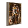 thumbnail image 4 of Stupell Industries Patterned Horse Visage Animals Painting Brown Floater Framed Canvas Art Print Wall Art, 18 x 18, 4 of 10