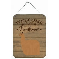 Caroline's Treasures CK6864DS1216 Alpaca Suri Welcome Wall or Door Hanging Prints, 12x16, multicolor