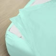 thumbnail image 2 of Sheet has Zipper Fitted Sheet, (King Size 76x80) 10 Inch Deep Pocket, 100% Egyptian Cotton, 800 TC, Solid Aqua Blue Color., 2 of 9