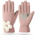 thumbnail image 1 of XINQIHANG Gants d'Hiver avec Doigts Tactiles-Imperméables Antidérapants Chauds pour Femmes, Gants Chauds pour Course Sport Conduite Randonnée, Gants de Neige pour Temps Froid, 1 of 7