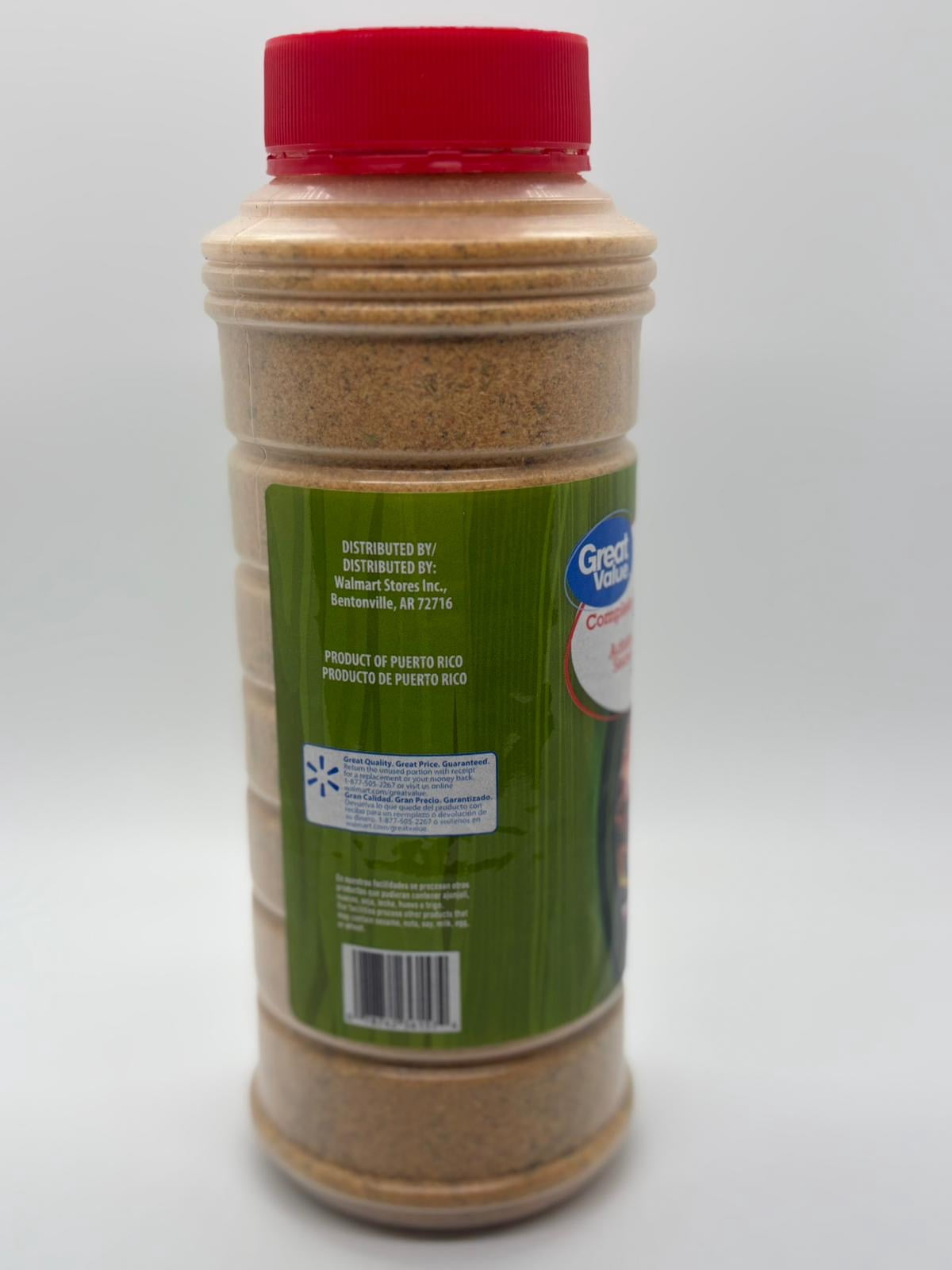 Great Value,  Adobo Complete Complete with Coriander and Annatto, 28 oz.