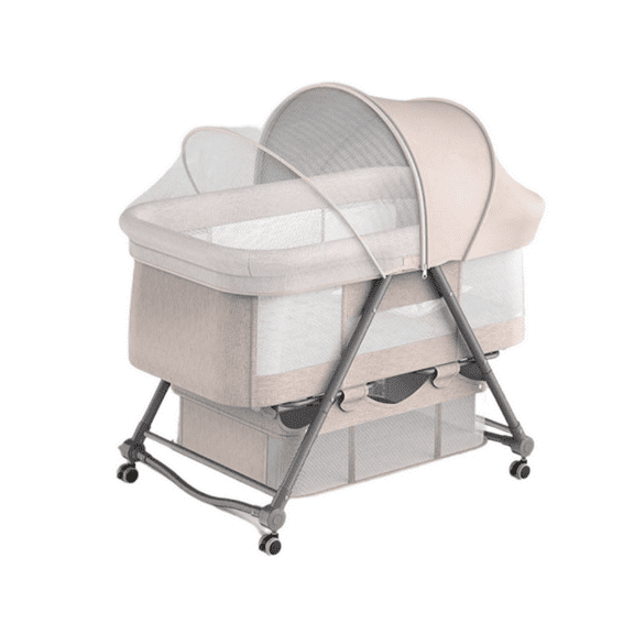 Cuna Para Bebé Con Mosquitero y Bolsa Para Transportar Mima2 Mima2 KAKI