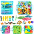 thumbnail image 1 of Papelera sensorial AGENTLAN Dino & Ocean Sensory Sand con juguetes, 1 of 6